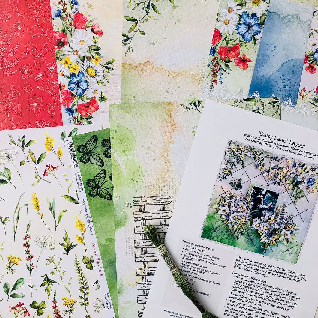 Summer Meadow - Layout Kit