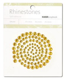 Rhinestones - Deep Yellow