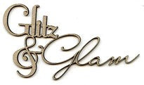 Chipboard Wordlet - Glitz and Glam