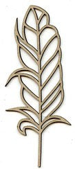 Chipboard Shape - Feather A