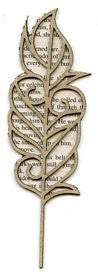 Chipboard Shape - Feather B Bookpaper