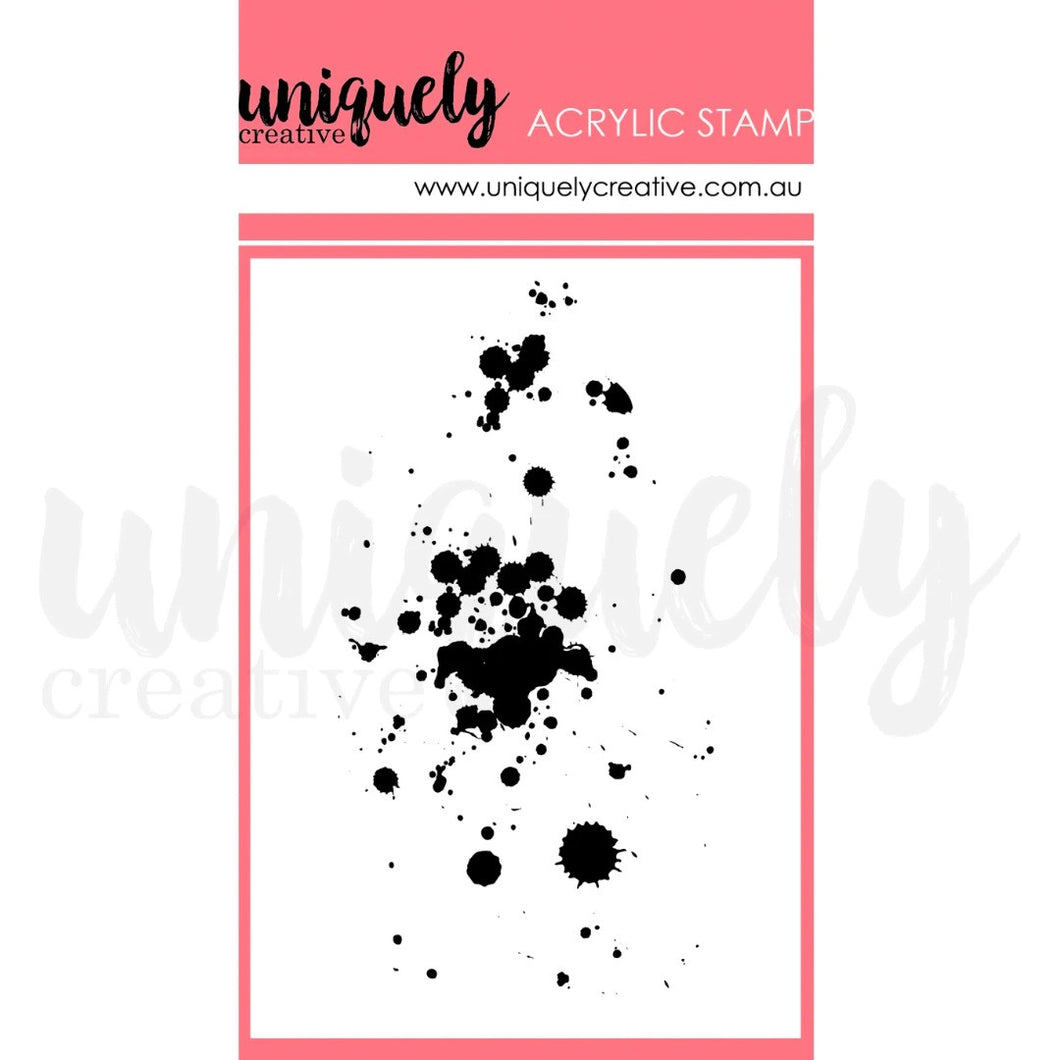 Mini Background Stamp - Splatter