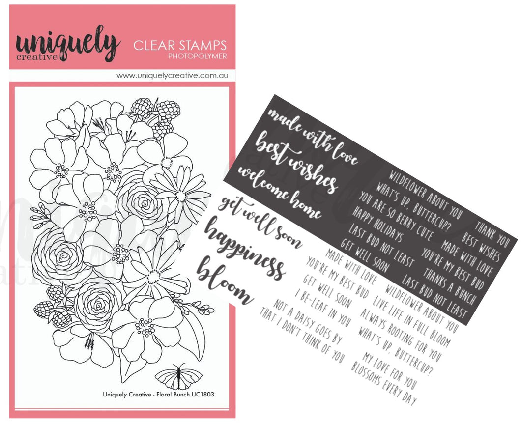 Clear Stamp - Floral Bunch