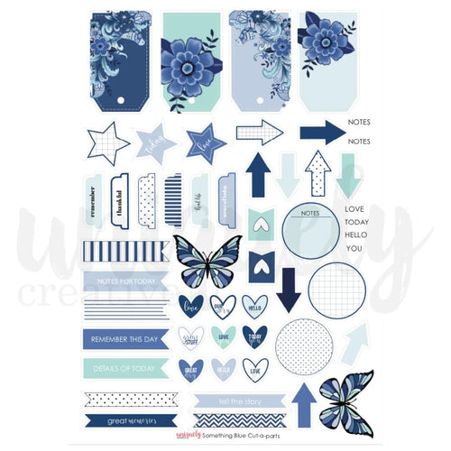 Cut-apart sheet - Something Blue Collection