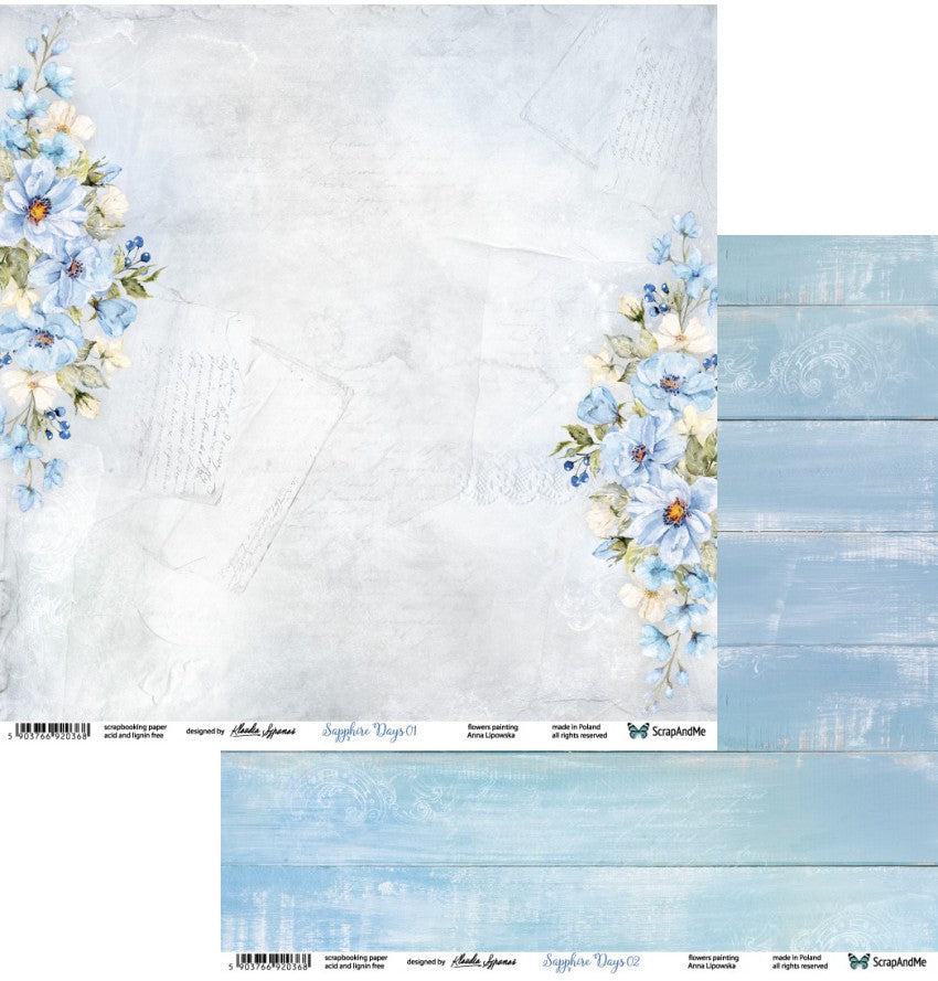 Paper 01-02 - Sapphire Days Collection