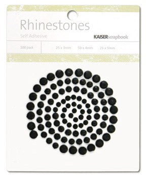 Rhinestones - Black