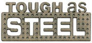 Chipboard Wordlet - Tough as Steel