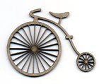 Chipboard Shape - Penny Farthing Bicycle