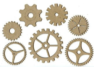 Chipboard Shape - Accessory Cogs