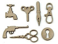 Chipboard Shape - Metal Findings