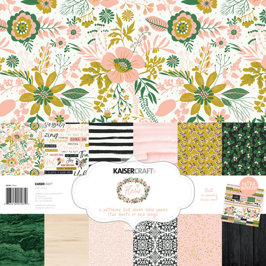 Paper Pack - Fleur Collection