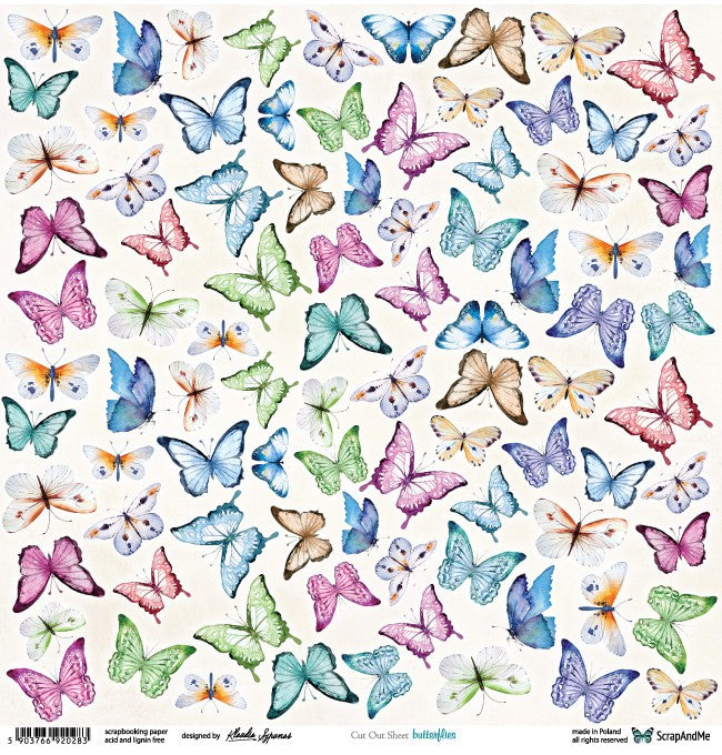 Cut-out sheet - Butterflies