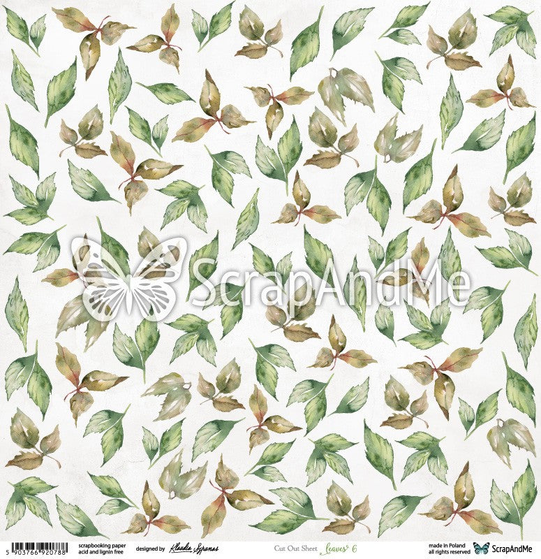 Cut-out sheet - Leaves 6