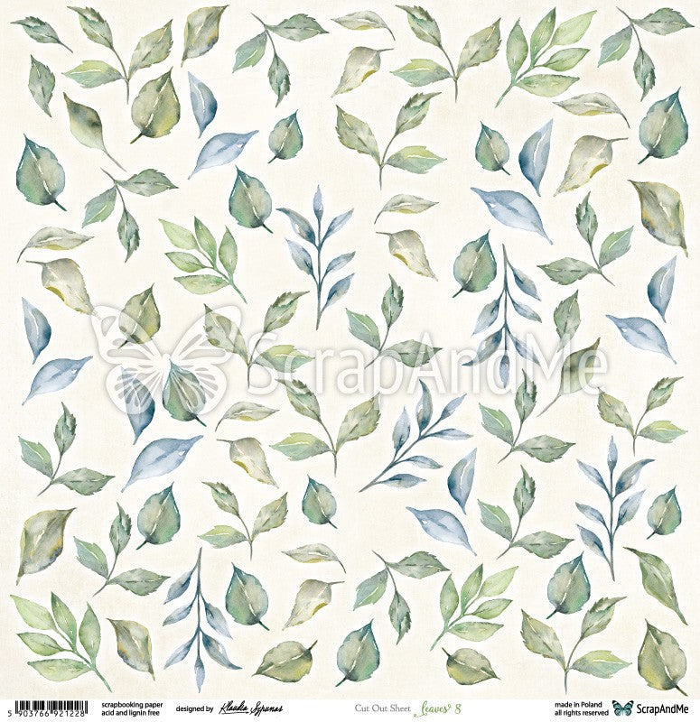 Cut-out sheet - Leaves 8