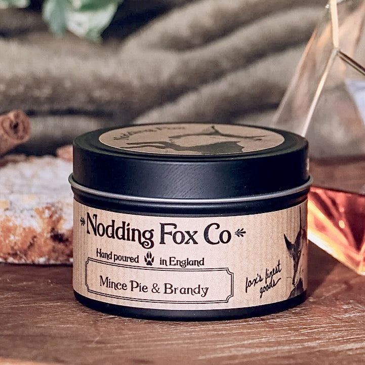 Mince Pie and Brandy scented Candle (150g)