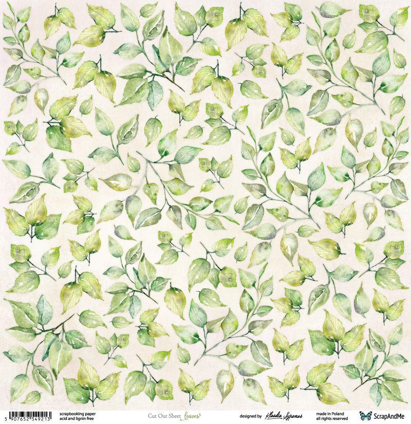 Cut-out sheet - Leaves