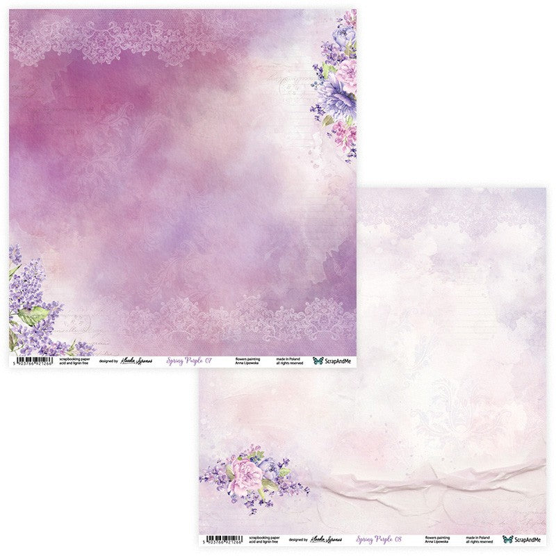 Paper 07-08 - Spring Purple Collection